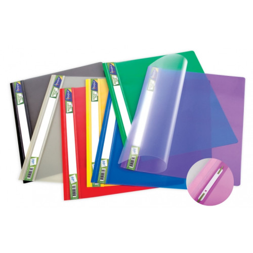 Folder with transparent cover Forpus Premium, A4 +, gray