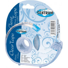 Centrum līmlente, ar dozatoru, 19mmx33m, caurspīdīga Centrum līmlente, ar dozatoru, 19mmx33m, caurspīdīga