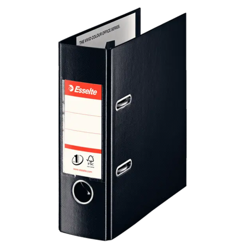 Binder Esselte No.1, A5/75 mm, 231 x 222 mm, standard, black