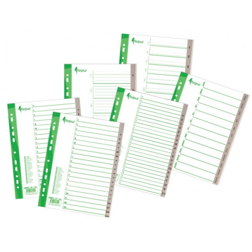 Divider Forpus, A4, A-Z letters, plastic