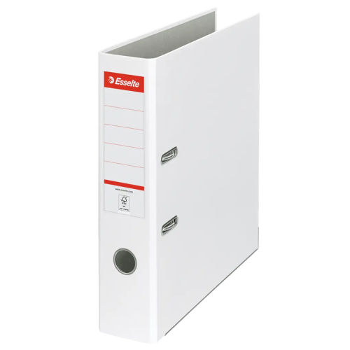Binder Esselte, A4/75 mm, economic, white