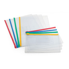 Folder Forpus, A4, with various zipper, transparent