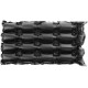 Bublaki B4025 Air film roll, four rows 40 x 25 cm, 300 m, Black