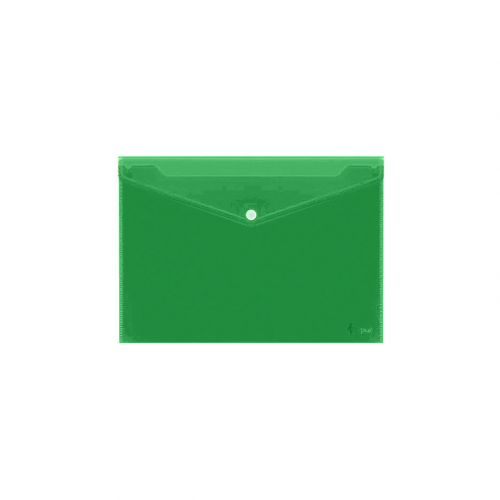 Envelope with print Forpus, A4, plastic, green, transparent 0820-006