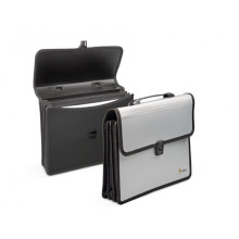 Folder-portfolio Forpus, A4, silver, 3 compartments