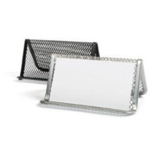 Business stand Forpus, black, 1 compartment, perforated metal