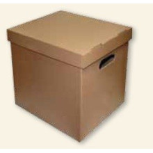 Archive box SMLT, 360x290x350mm, brown, removable cover