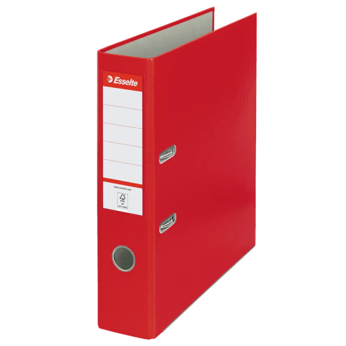 Binder Esselte, A4/75 mm, economic, red