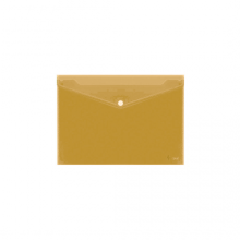 Envelope with print Forpus, A4, plastic, yellow, transparent