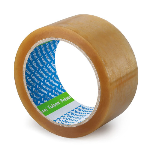 Iepakojuma līmlente Folsen, PP, 48mmx66m, 25µm, caurspīdīga