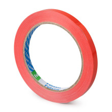 Iepakojuma līmlente Folsen, PVC, 9mmx66m, sarkana