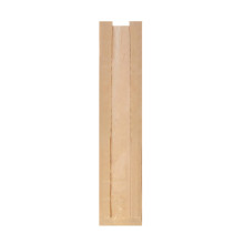 Papīra tūtas ar lodziņu, 120x50x580mm, PAP+PE, 35+10gsm, brūnas, kastē 1000gab.