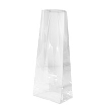 Maisi ar plakanu pamatni, OPP, 8+3.5x18cm, 40µm, caurspīdīgi, iepakojumā 100gab.