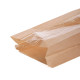 Papīra tūtas ar OPP lodziņu, 160x75x350mm, PAP, 32gsm, brūnas, iepakojumā 1000gab.