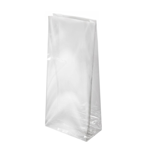 Maisi ar plakanu pamatni, OPP, 13.5x7x29cm, 40µm, caurspīdīgi, iepakojumā 100gab.