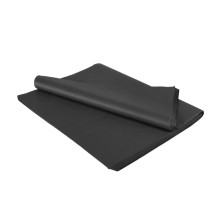Zīdpapīrs loksnēs, 500x750mm, melns, 18gsm, iepakojumā 24gab.