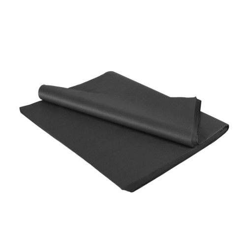 Zīdpapīrs loksnēs, 500x750mm, melns, 18gsm, iepakojumā 240gab.
