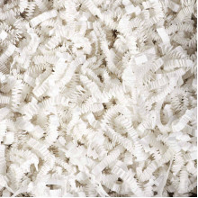 Papīra skaidas, 4mm, baltas, iepakojumā 1kg