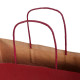 Dāvanu maiss ar vītiem rokturiem, 220x100x290mm, PAP, 100gsm, bordo