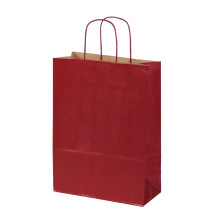 Dāvanu maiss ar vītiem rokturiem, 220x100x290mm, PAP, 100gsm, bordo