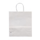 Dāvanu maiss ar virves rokturiem, 270x120x310mm, PAP, 110gsm, balts, J-Fold Cotone