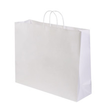 Dāvanu maiss ar virves rokturiem, 540x160x430mm, PAP, 130gsm, balts, J-Fold Cotone