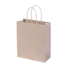 Dāvanu maiss ar vītiem rokturiem, 220x100x270mm, PAP, 100gsm, platīna, J-Fold Cotone