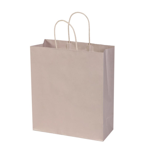 Dāvanu maiss ar vītiem rokturiem, 270x120x310mm, PAP, 110gsm, platīna, J-Fold Cotone