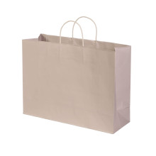 Dāvanu maiss ar vītiem rokturiem, 450x150x330mm, PAP, 120gsm, platīna, J-Fold Cotone