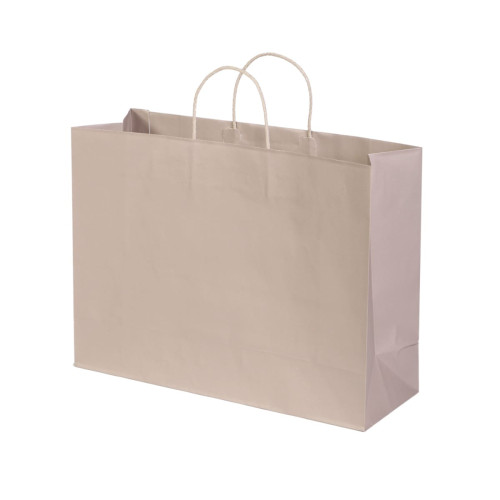 Dāvanu maiss ar vītiem rokturiem, 450x150x330mm, PAP, 120gsm, platīna, J-Fold Cotone