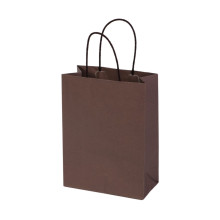 Dāvanu maiss ar vītiem rokturiem, 190x90x250mm, PAP, 100gsm, brūns, J-Fold Cotone