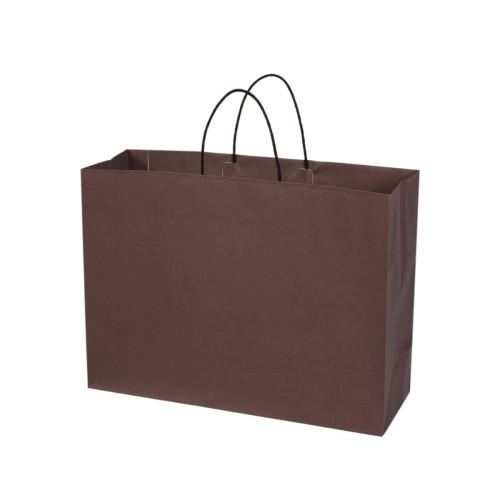 Dāvanu maiss ar vītiem rokturiem, 450x150x330mm, PAP, 120gsm, brūns, J-Fold Cotone