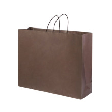 Dāvanu maiss ar vītiem rokturiem, 540x160x430mm, PAP, 130gsm, brūns, J-Fold Cotone