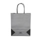 Dāvanu maisiņš ar virves rokturiem 220x100x270mm PAP 100gsm BICOLORE GRIGIO J-Fold