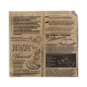 Papīra kabatiņas Newspaper, 165x165mm, PAP, 40gsm, brūnas