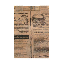Papīra tūtas Newspaper, 100x50x150mm, PAP, 40gsm, brūnas
