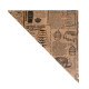 Papīra tūtas konusveida Newspaper, 220x220mm, PAP, 40gsm, brūnas