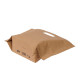 Papīra maiss ar izcirto rokturi, 350x100x270mm, 70gsm, brūns, D-Bags