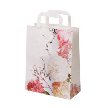 Dāvanu maiss ar plakaniem rokturiem GARDEN, 220x100x290mm, PAP, 80gsm,