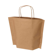 Papīra maiss ar vītiem rokturiem, 300x100x250mm, 70gsm, brūns, B-Bags