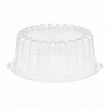 Vāki PET toršu kārbām, Ø180/85mm, caurspīdigi, iepakojumā 140gab.