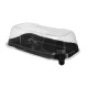 Konditorejas kārbas 175x75x20mm, PET, melnas, 450gb/kaste