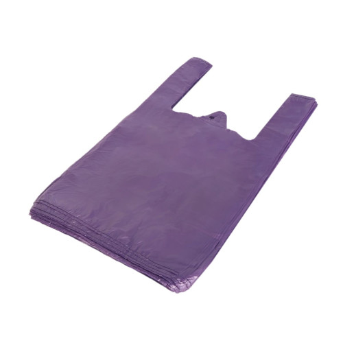Maisi ar rokturiem, HDPE, 240+120x450mm, 10µm, violeti, iepakojumā 100gab.