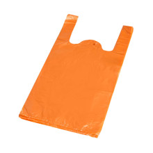 Maisi ar rokturiem, HDPE, 240+120x450mm, 9µm, oranži, iepakojumā 100gab.
