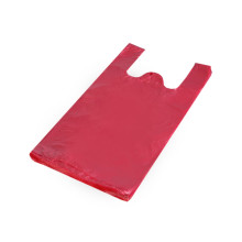 Maisi ar rokturiem, HDPE, 300+160x550mm, 11.5µm, sarkani, iepakojumā 100gab.