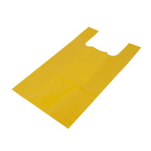 Maisi ar rokturiem, HDPE, 350+180x640mm, 50µm, dzelteni, iepakojumā 25gab.