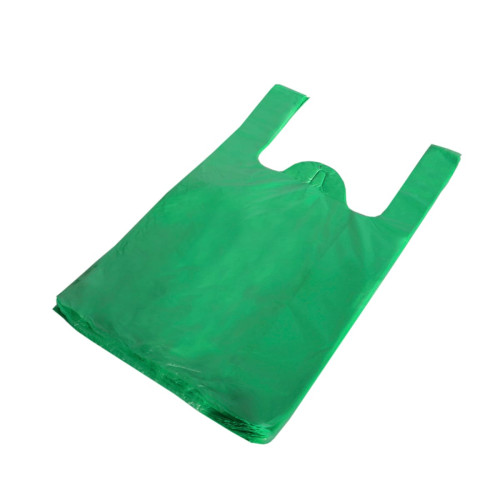 Maisi ar rokturiem, HDPE, 350+180x640mm, 25µm, zaļi, iepakojumā 100gab.