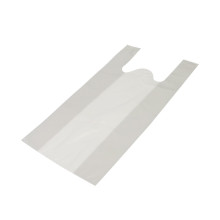 Maisi ar rokturiem, HDPE, 320+160x600mm, 50µm, balti, iepakojumā 25gab.