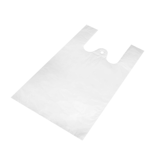 Maisi ar rokturiem, HDPE, 160+120x300mm, 6µm, balti, iepakojumā 100gab.