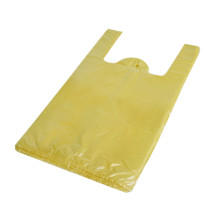 Maisi ar rokturiem, HDPE, 240+120x450mm, 9µm, dzelteni, iepakojumā 100gab.